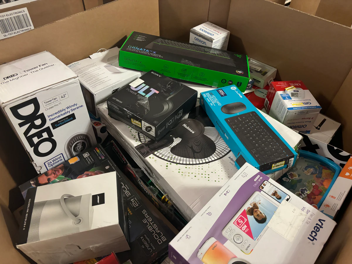 Wholesale Tested Electronics & Appliances Pallet – Mixed Consumer Items