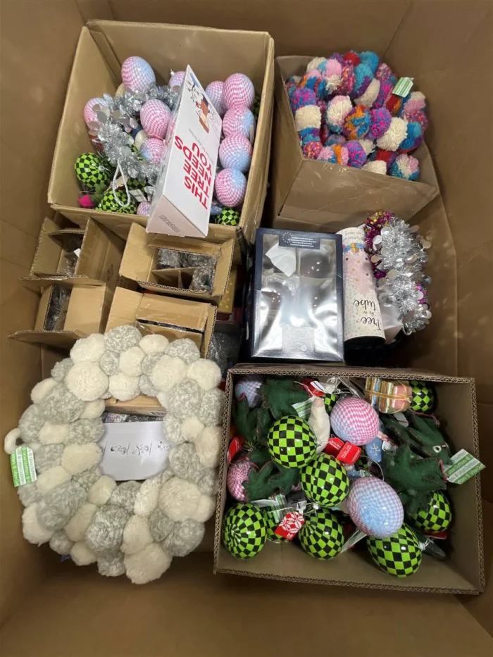 Assorted Christmas Ornaments: 90% Off Original Retail