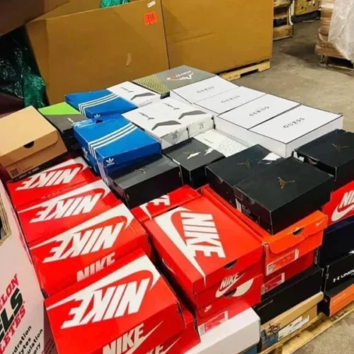 Wholesale Branded Shoe Load Pallet – 100 Pairs of Nike and Other Popular Brands