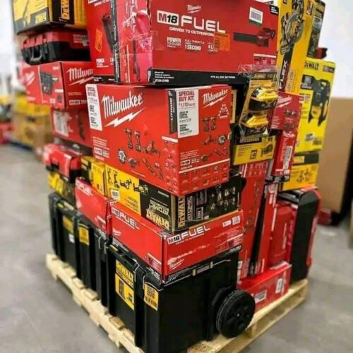Wholesale Milwaukee & DeWalt Tool Pallet – 60+ Brand New Mixed Power Tools